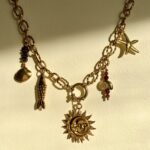 COLLIER CALYPSO GRENAT