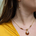 Collier lakshmi Citrine