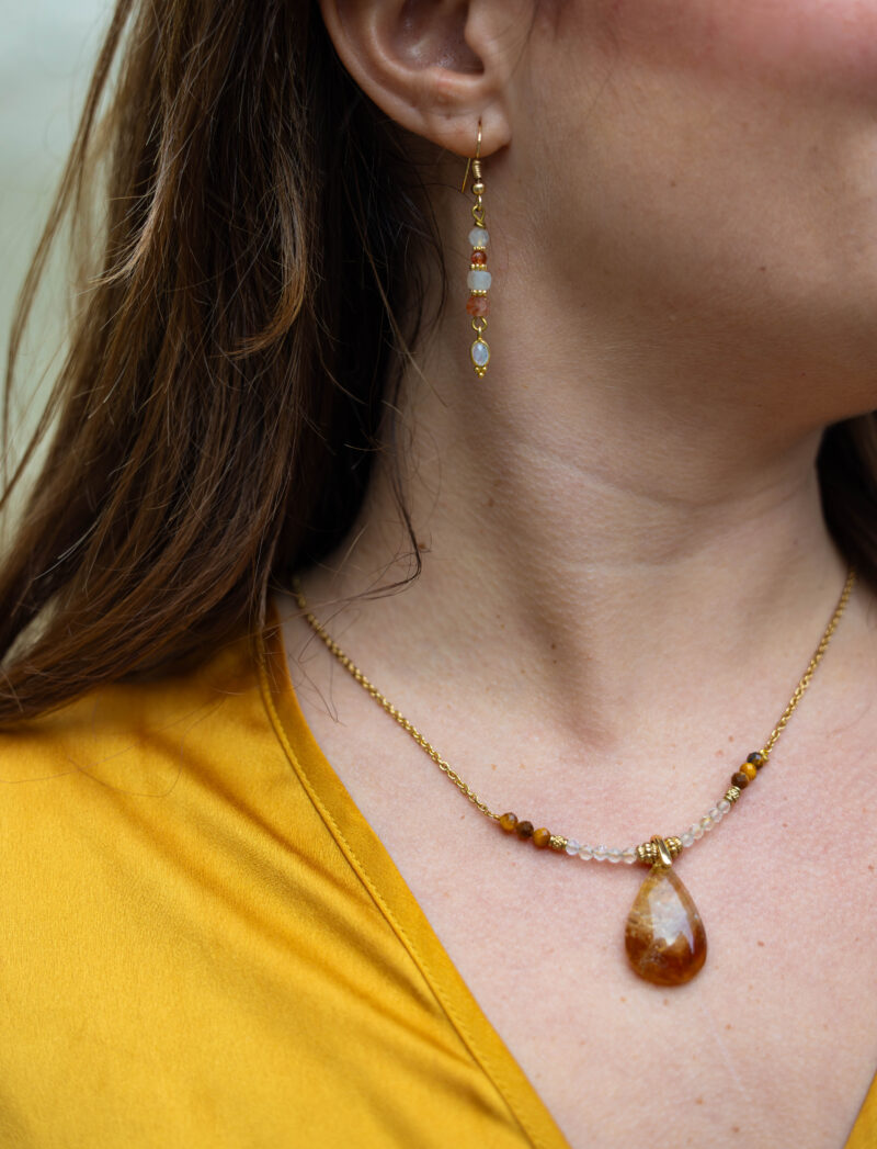 Collier lakshmi Citrine
