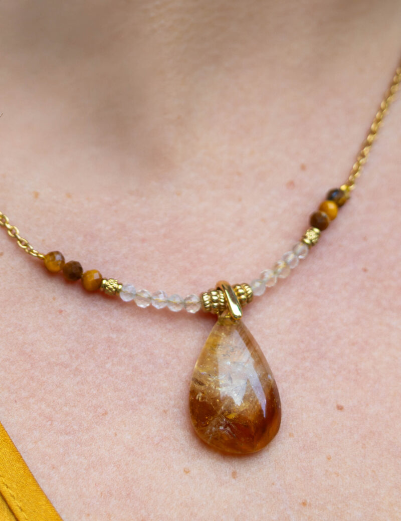 Lakshmi Citrine et oeil de tigre